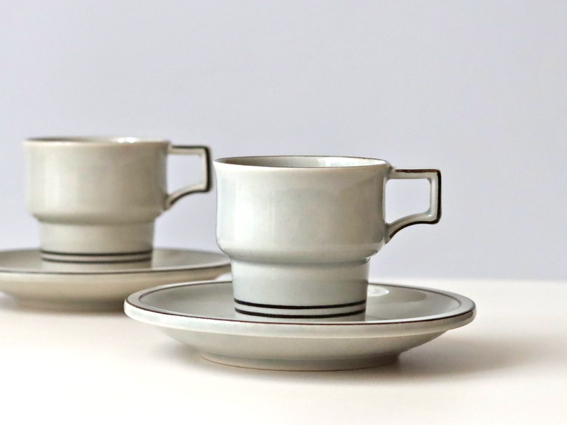 Jens.H.Quistgaard （イェンス・クイストゴー） Columbia （コロンビア） coffee cup saucer │ 北欧ヴィンテージ デンマーク 食器 コーヒーカップ 陶磁器