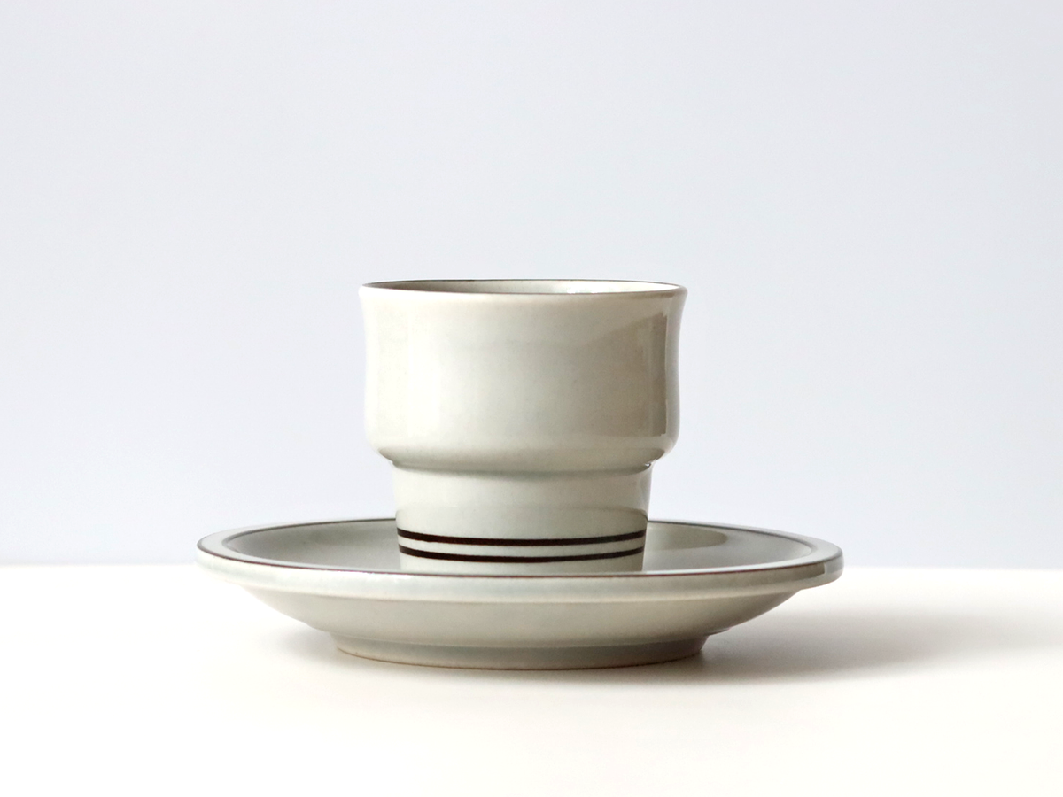 Jens.H.Quistgaard （イェンス・クイストゴー） Columbia （コロンビア） coffee cup saucer │ 北欧ヴィンテージ デンマーク 食器 コーヒーカップ 陶磁器