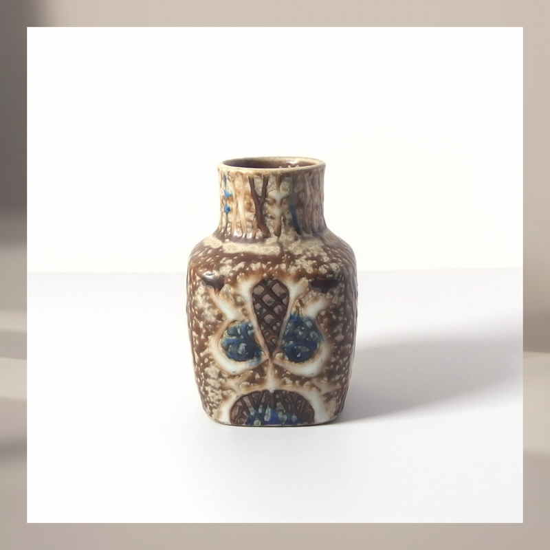 Royal copenhagen （ロイヤルコペンハーゲン） Baca（バッカ） vase small │ 北欧ヴィンテージ デンマーク 花瓶 陶磁器