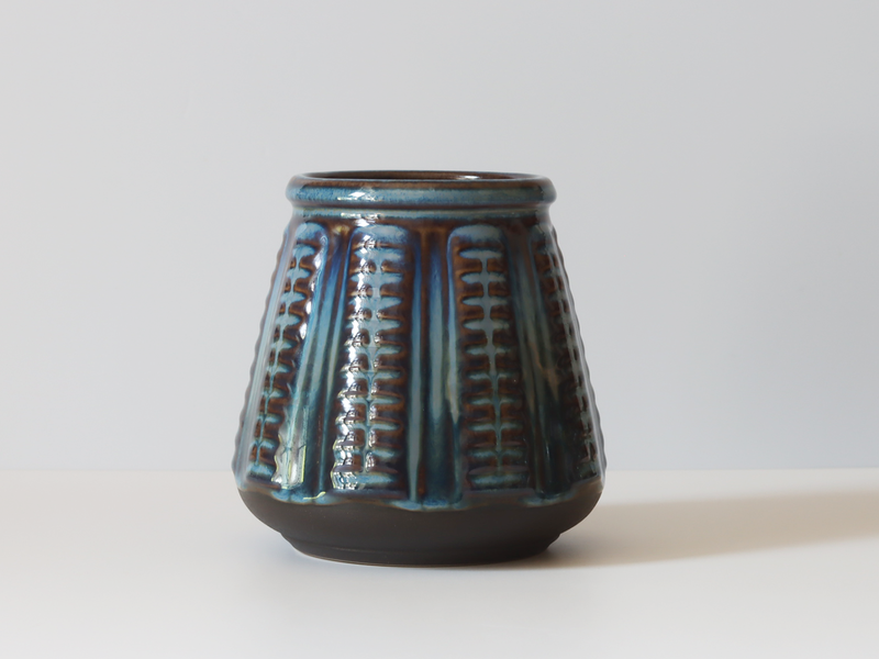 Søholm（スーホルム） フラワーベース ブルー H14cm  model.3324 / Einar Johansen｜北欧ヴィンテージ デンマーク