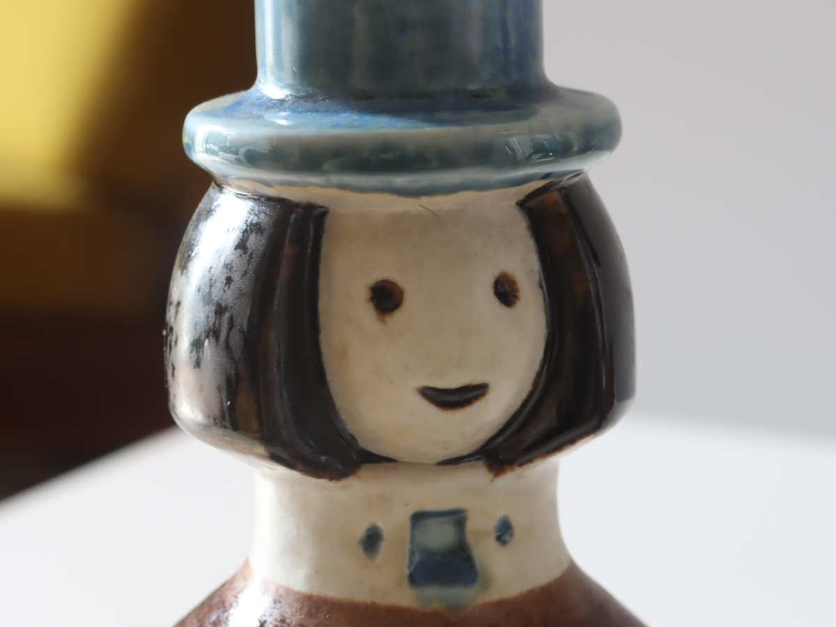 Gustavsberg（グスタフスベリ） Brud & Brudgum キャンドルホルダー 2体セット / Britt-Louise Sundell｜ 北欧ヴィンテージ スウェーデン