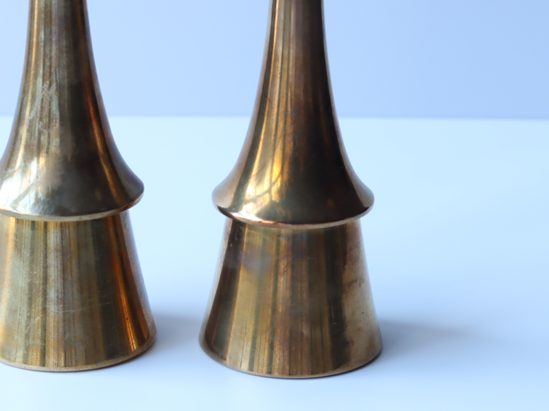 Dansk（ダンスク） キャンドルスタンド H18 真鍮 / Jens H. Quistgaard｜ 北欧ヴィンテージ デンマーク