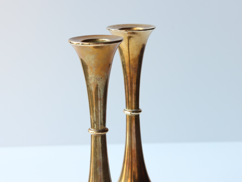 Dansk（ダンスク） キャンドルスタンド H18 真鍮 / Jens H. Quistgaard｜ 北欧ヴィンテージ デンマーク