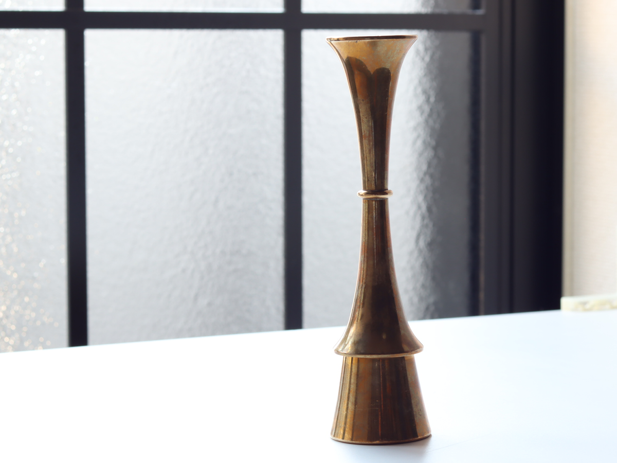 Dansk（ダンスク） キャンドルスタンド H18 真鍮 / Jens H. Quistgaard｜ 北欧ヴィンテージ デンマーク