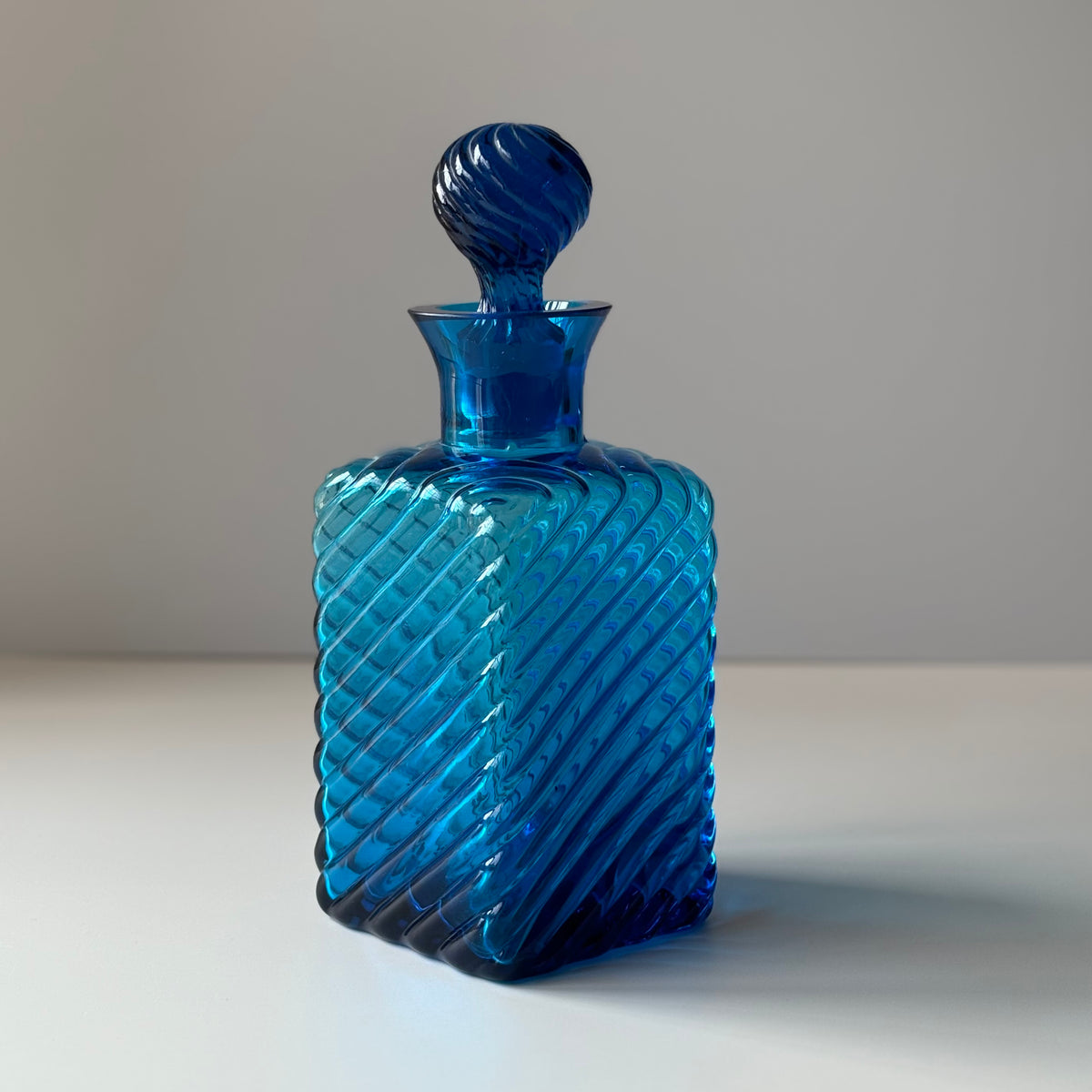 Holmegaard （ホルムガード） decanter / vase turquoise │ 北欧ヴィンテージ デンマーク デキャンタ ガラス