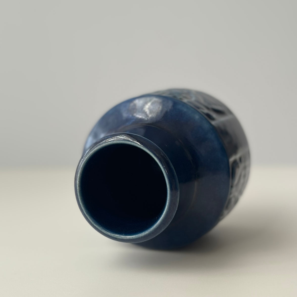【北欧 デンマーク ヴィンテージ】Michael Andersen&son（マイケル・アンダーセン） vase blue M