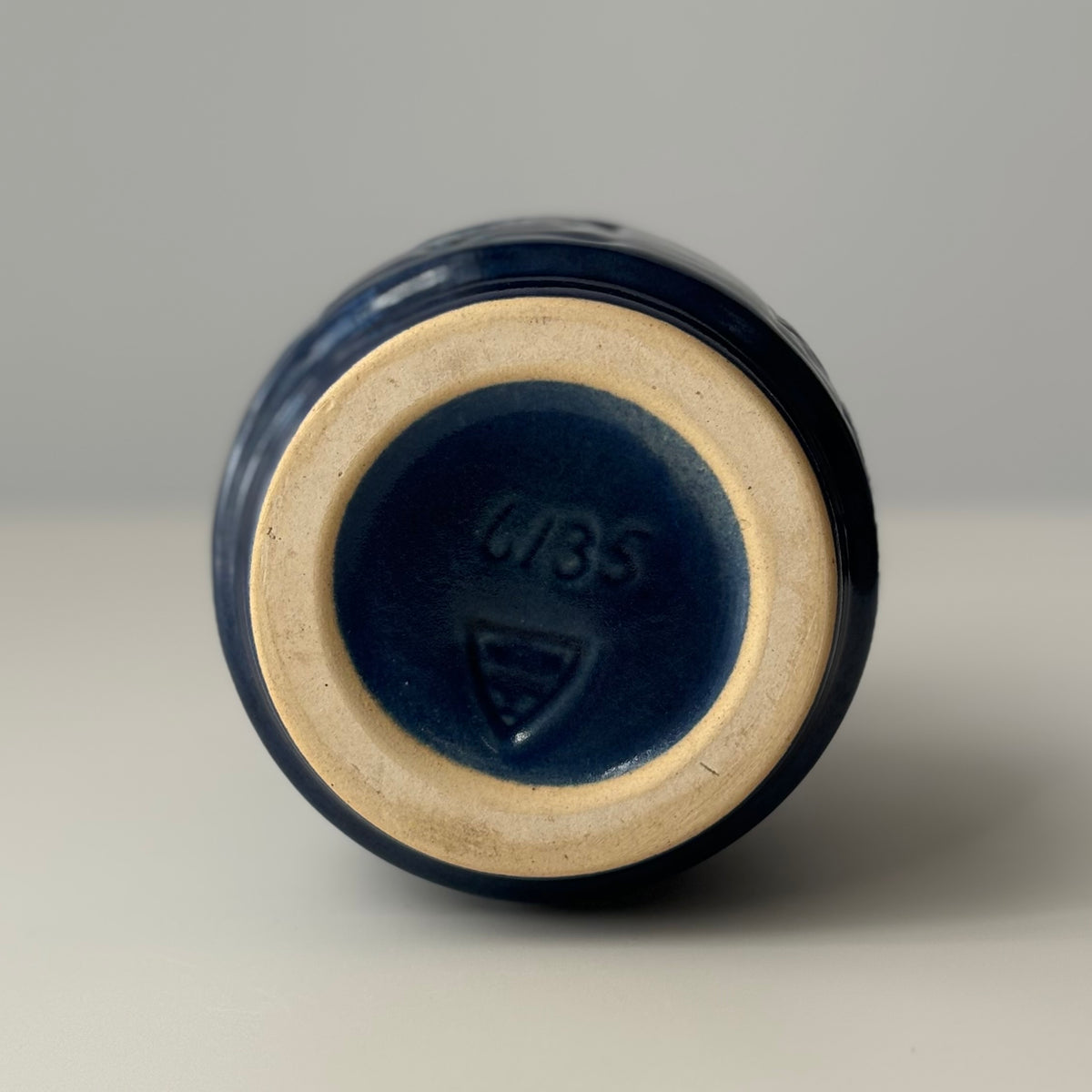 【北欧 デンマーク ヴィンテージ】Michael Andersen&son（マイケル・アンダーセン） vase blue M