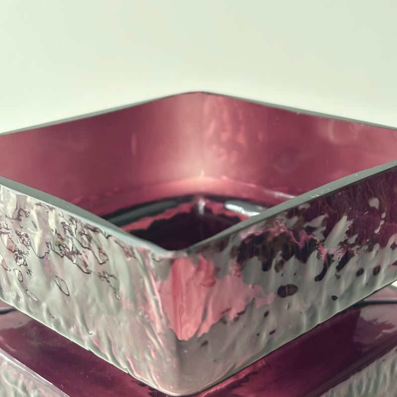 Riihimaen Lasi （リーヒマエンラシ） Helena Tynell（ヘレナ・ティネル）Pala （パラ）Lサイズ ライトブルー H11.5cm │ 北欧 フィンランド ヴィンテージ 花瓶 ガラス