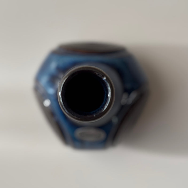 Soholm （スーホルム） vase blue │ 北欧ヴィンテージ デンマーク 花瓶 陶磁器