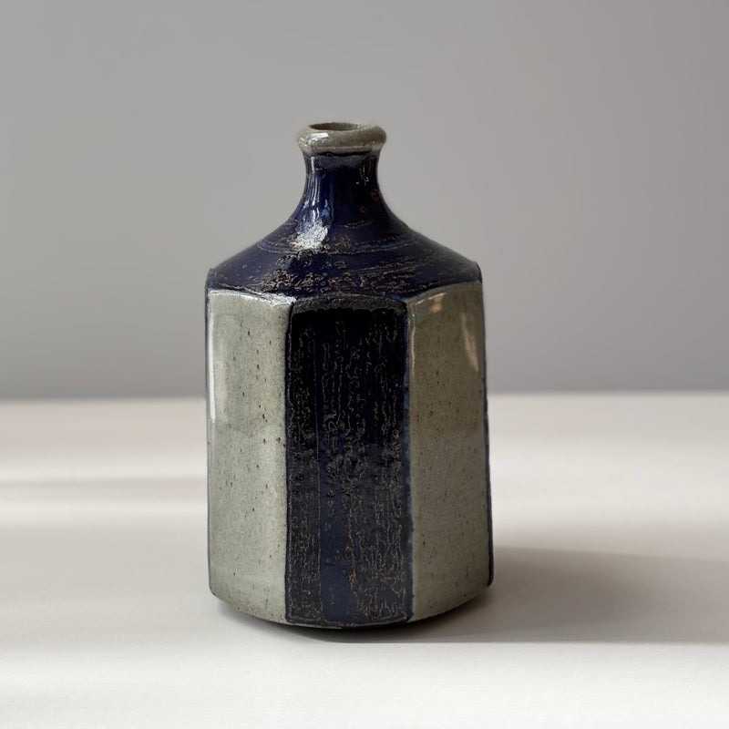 Knabstrup（ナブストラップ） octagon vase │ 北欧ヴィンテージ デンマーク 花瓶 陶磁器