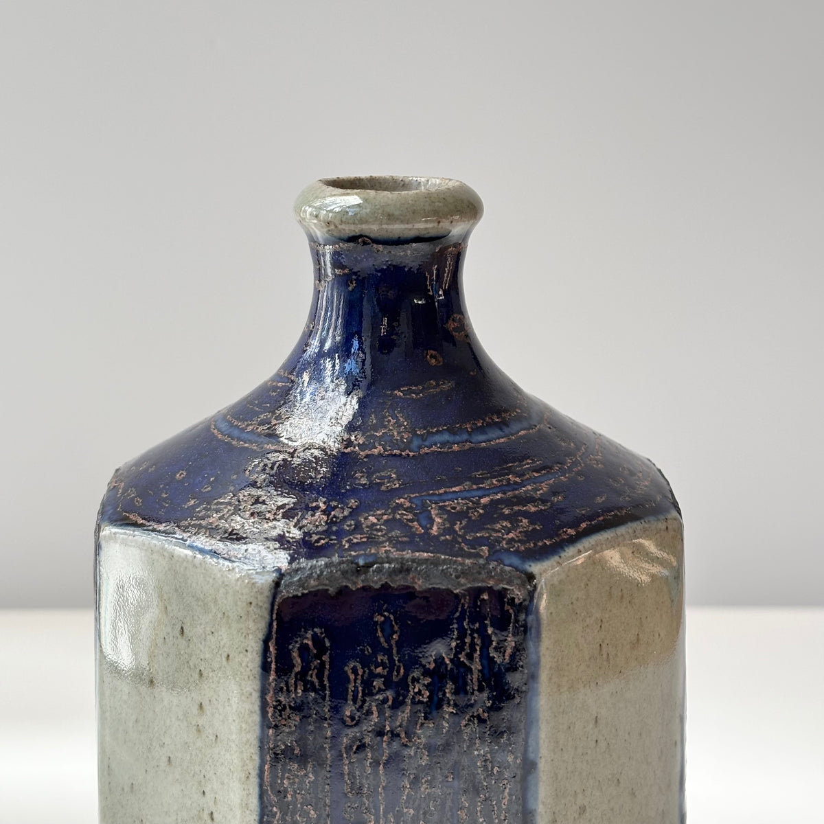 【北欧 デンマーク ヴィンテージ】Knabstrup（ナブストラップ） octagon vase