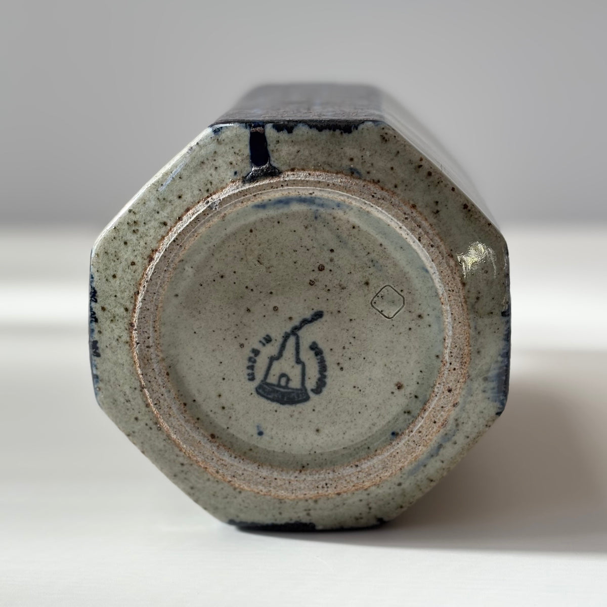 【北欧 デンマーク ヴィンテージ】Knabstrup（ナブストラップ） octagon vase