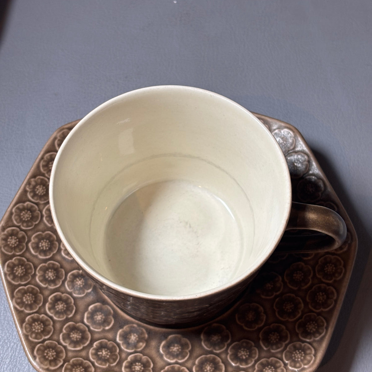 【北欧 デンマーク ヴィンテージ】Jens.H.Quistgaard （イェンス・クイストゴー） Azur umbra （アズール アンブラ） cup saucer octagon