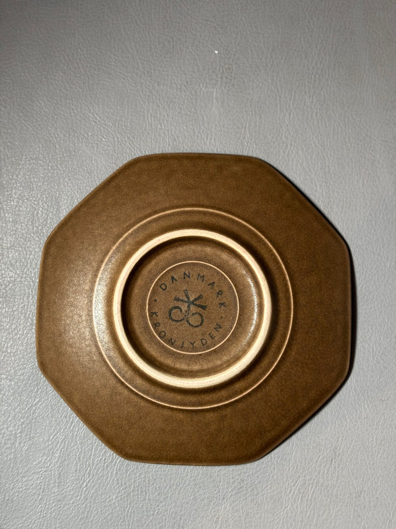 Jens.H.Quistgaard （イェンス・クイストゴー） Azur umbra （アズール アンブラ） cup saucer octagon │ 北欧ヴィンテージ デンマーク 食器 コーヒーカップ 陶磁器