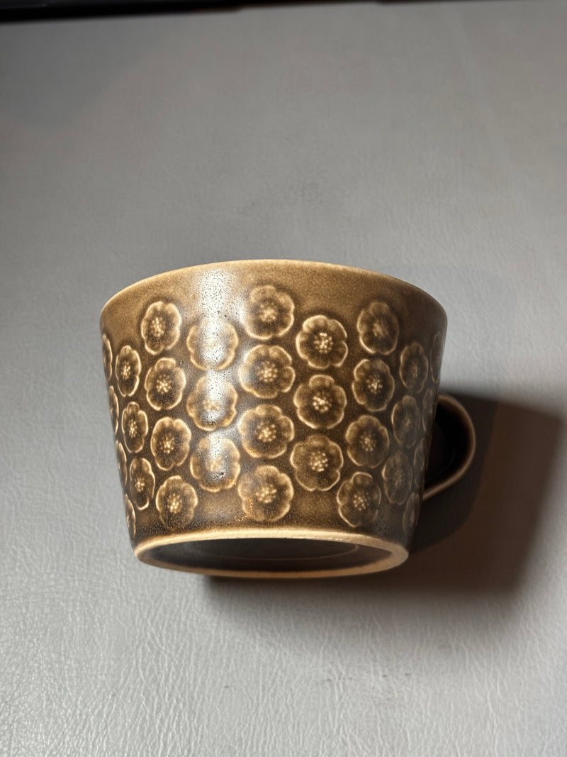 Jens.H.Quistgaard （イェンス・クイストゴー） Azur umbra （アズール アンブラ） cup saucer octagon │ 北欧ヴィンテージ デンマーク 食器 コーヒーカップ 陶磁器