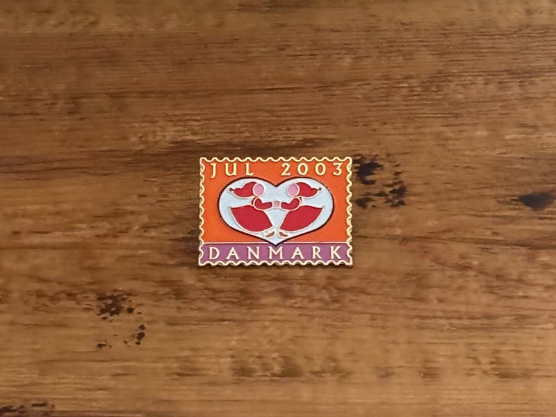 【GIFT】切手のピンバッジ 2003年 デンマーク