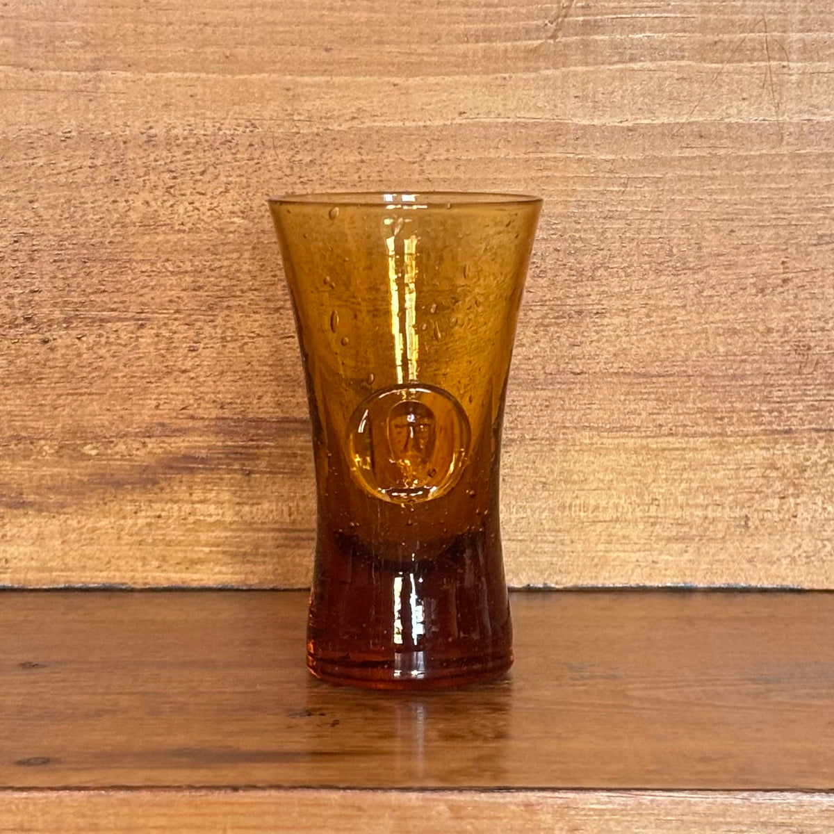【VINTAGE GIFT】Boda Erik Höglund リキュールグラス アンバー