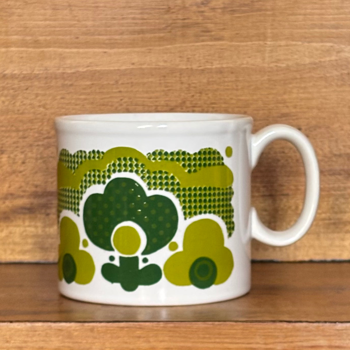 【VINTAGE GIFT】Staffordshire マグカップ グリーン