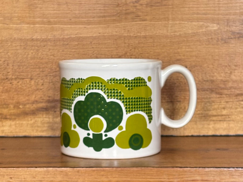 【VINTAGE GIFT】Staffordshire マグカップ グリーン