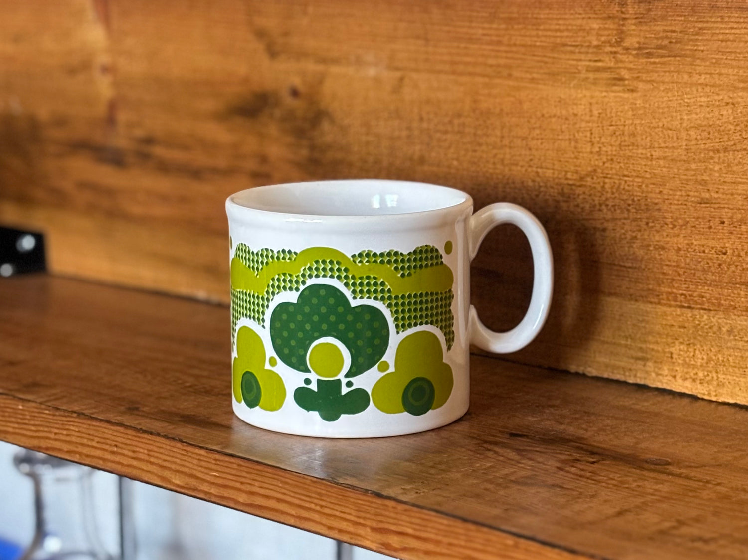 【VINTAGE GIFT】Staffordshire マグカップ グリーン