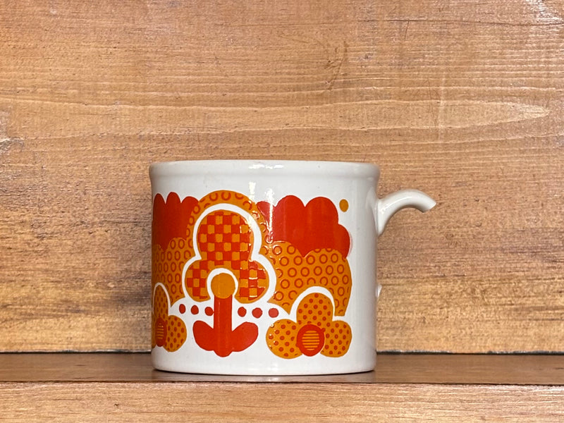 【WAKEARI GIFT】訳あり Staffordshire マグカップ オレンジ 持ち手割れ