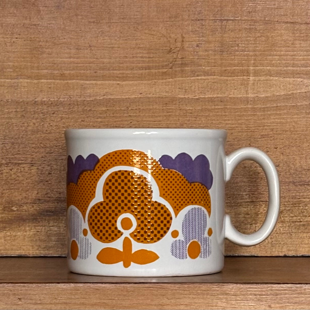 【WAKEARI GIFT】訳あり Staffordshire マグカップ イエロー ヒビあり