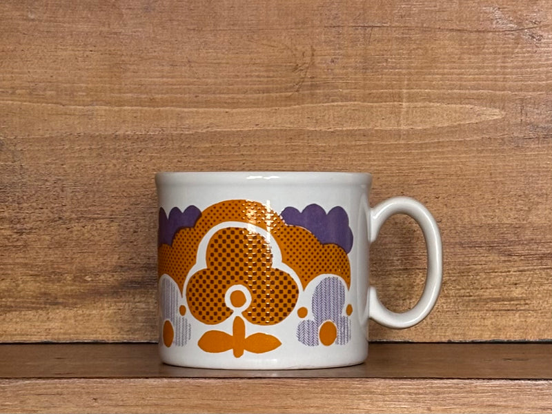 【WAKEARI GIFT】訳あり Staffordshire マグカップ イエロー ヒビあり