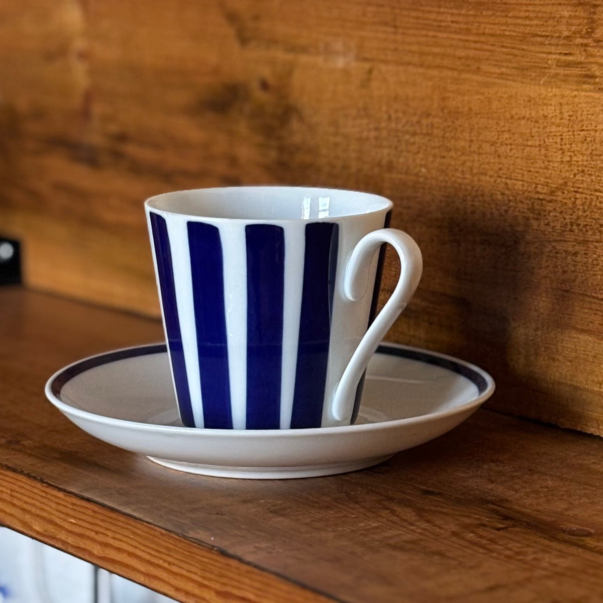 【WAKEARI GIFT】訳あり Lyngby コーヒーカップ&ソーサー 欠けあり