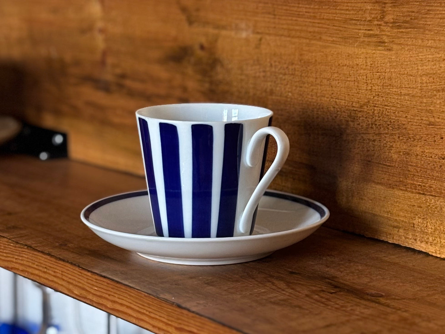 【WAKEARI GIFT】訳あり Lyngby コーヒーカップ&ソーサー 欠けあり