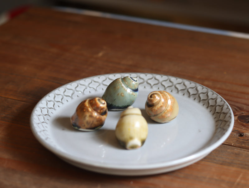 Höganäs Keramik Shell Object Beige S / John Andersson｜SWEDEN