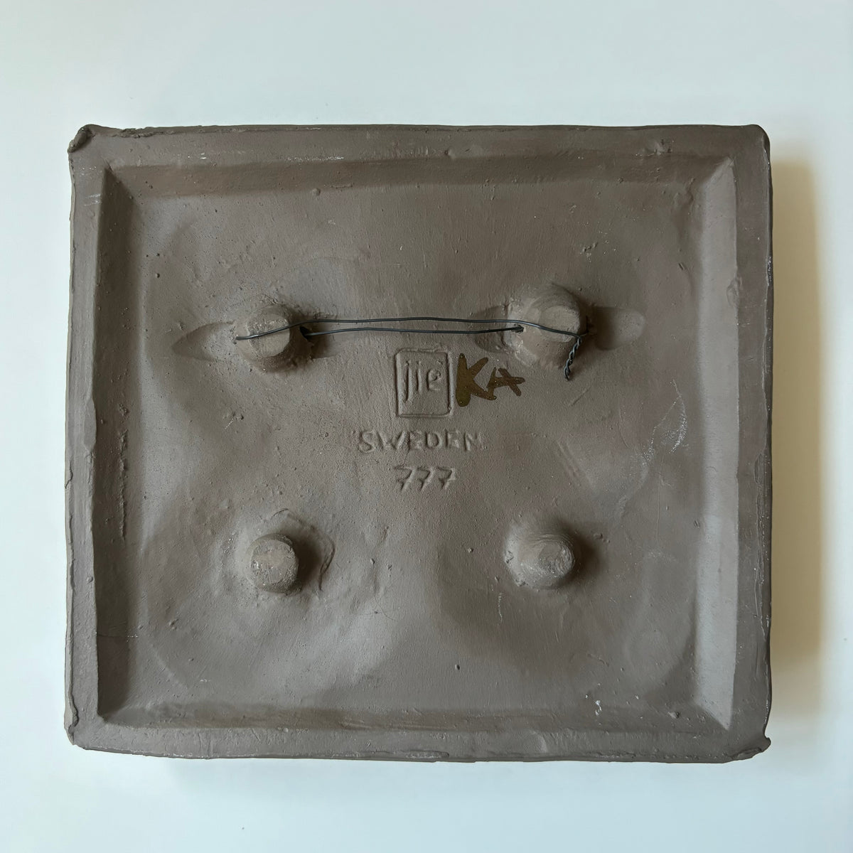 Jie Gantofta （ジィ・ガントフタ） wall plate butterfly │ 北欧 スウェーデン ヴィンテージ 壁掛けプレート 蝶 陶磁器