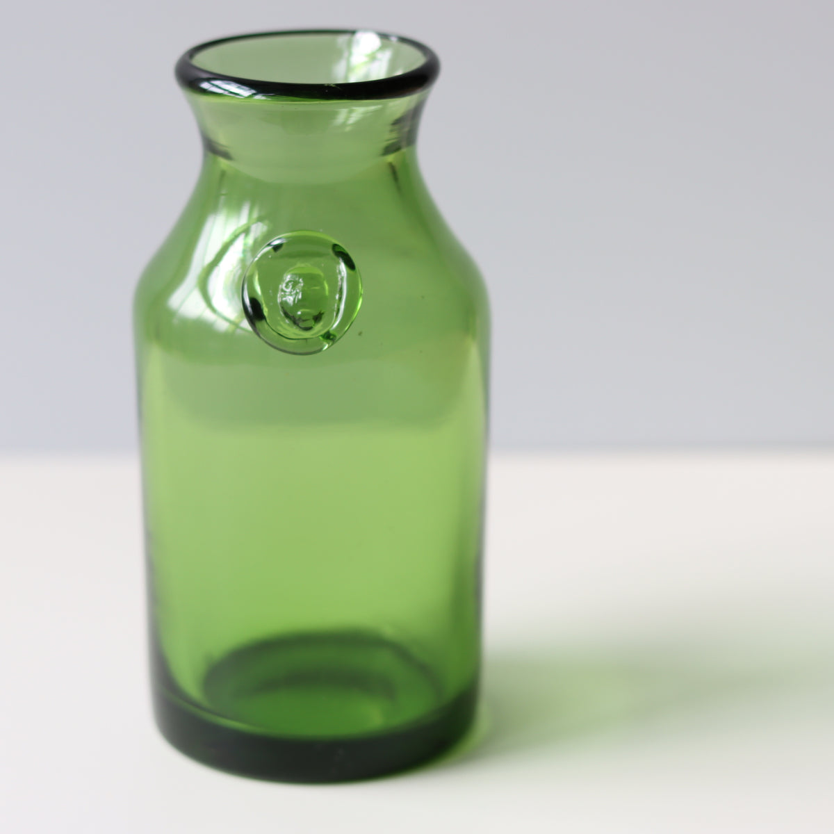 【北欧 スウェーデン ヴィンテージ】Boda （ボダ）Erik Höglund（エリック・ホグラン）vase green face