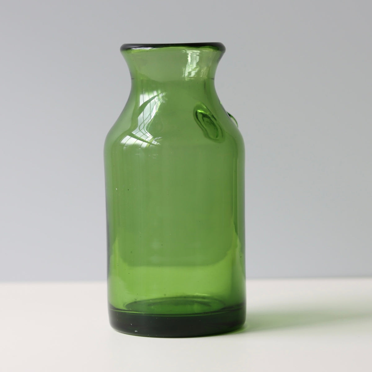 【北欧 スウェーデン ヴィンテージ】Boda （ボダ）Erik Höglund（エリック・ホグラン）vase green face