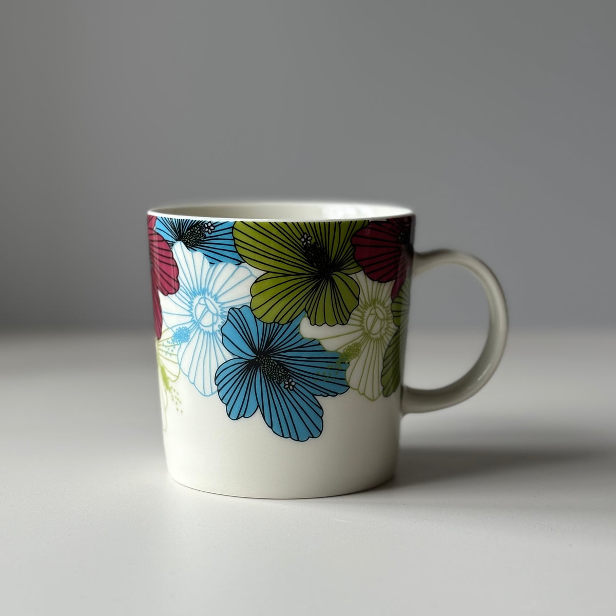 【北欧 フィンランド ヴィンテージ】 Arabia （アラビア） Teema （ティーマ） mug lei