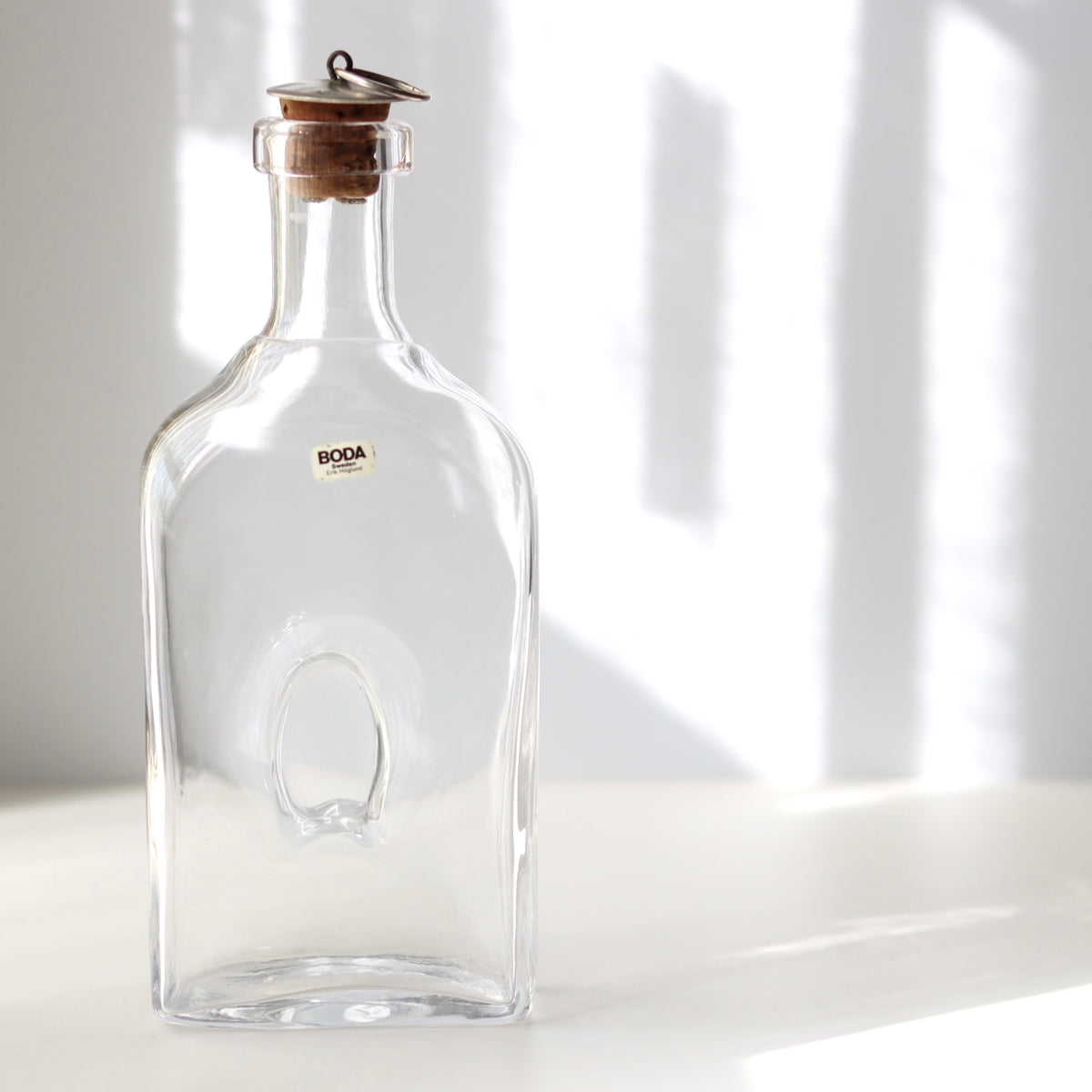 Boda （ボダ）Erik Höglund（エリック・ホグラン）bottle clear │ 北欧 スウェーデン ヴィンテージ ボトル ガラス