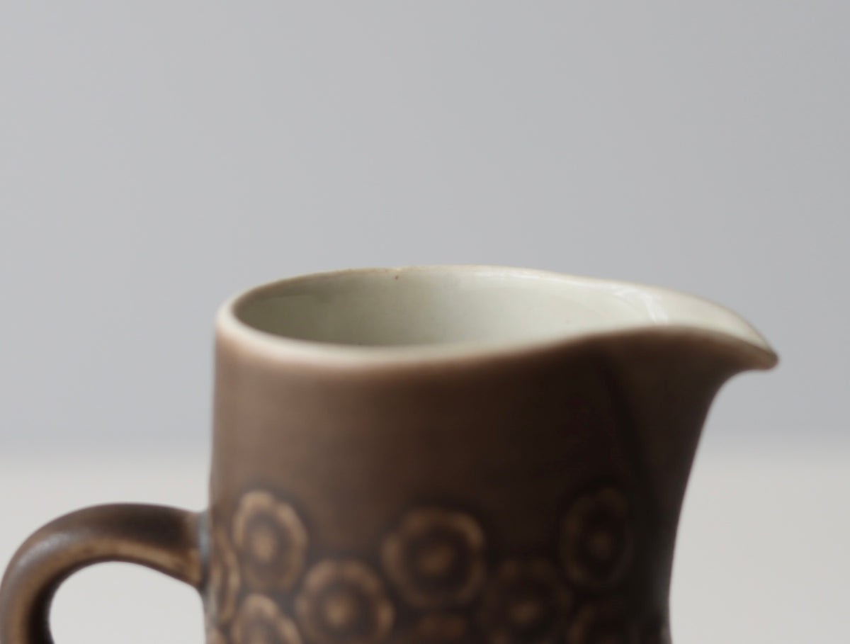 Jens.H.Quistgaard （イェンス・クイストゴー） Azur umbra （アズール アンブラ） creamer │ 北欧ヴィンテージ デンマーク 食器 クリーマー プラム 陶磁器