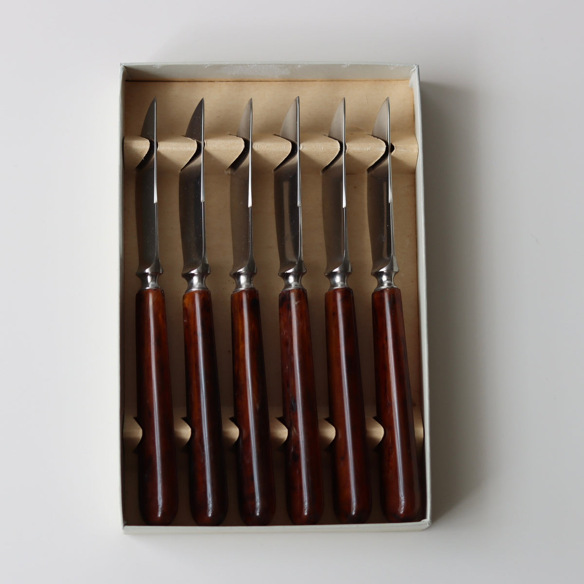 USC Kaj Bojesen（カイ・ボイスン） fruit knife 6pcs │ 北欧ヴィンテージ デンマーク カトラリー フルーツナイフ ステンレス/樹脂