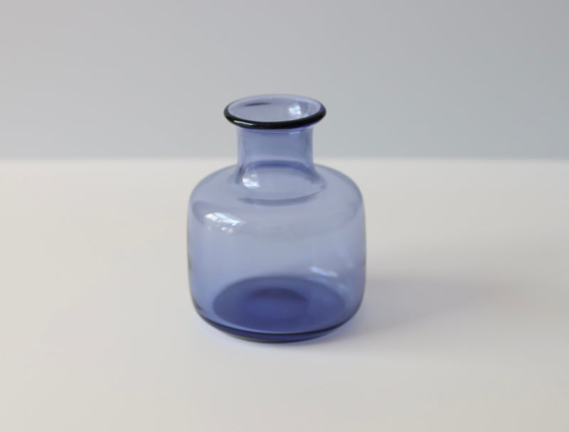 Holmegaard （ホルムガード） Safir（サファイア）vase Per Lütken │ 北欧ヴィンテージ デンマーク ガラス 花瓶