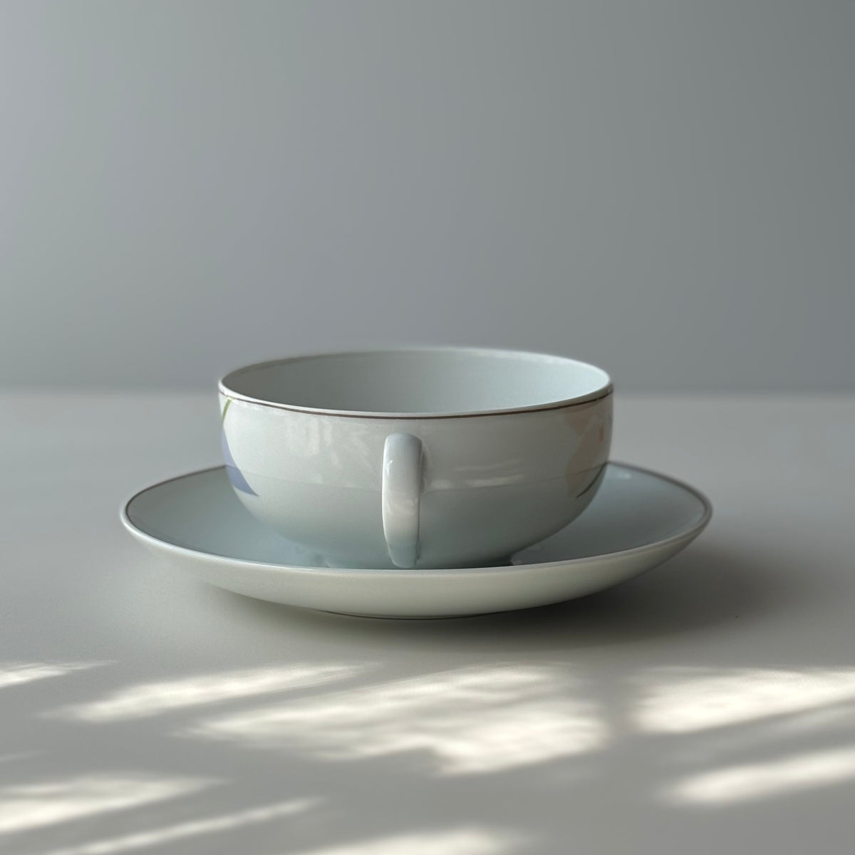 【北欧 デンマーク ヴィンテージ】B&G（ビング・オー・グレンダール） Blue Orchid（ブルーオーキッド） tea C/S