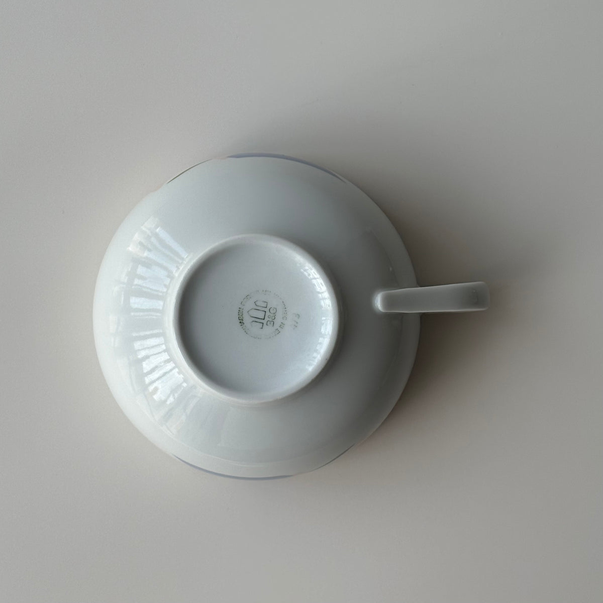 【北欧 デンマーク ヴィンテージ】B&G（ビング・オー・グレンダール） Blue Orchid（ブルーオーキッド） tea C/S