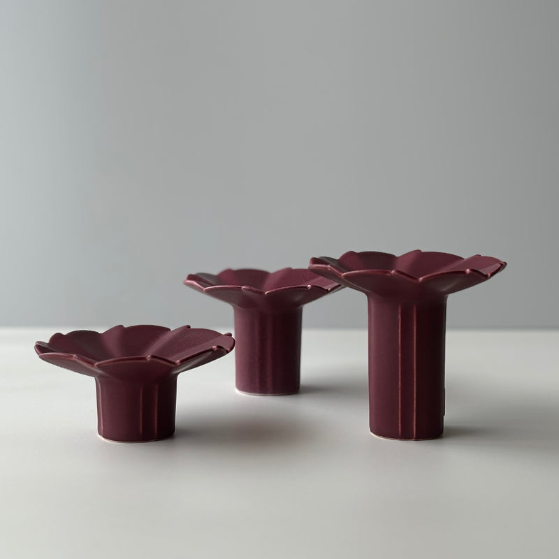 Soholm （スーホルム） candle holder swirl │ 北欧ヴィンテージ デンマーク キャンドルスタンド 陶磁器