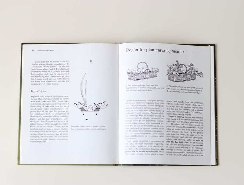 Blomster arrangementer 花のアレンジメント / Marianne Juhl Andersen │ 北欧 デンマーク ヴィンテージ フラワーアレンジメント 本