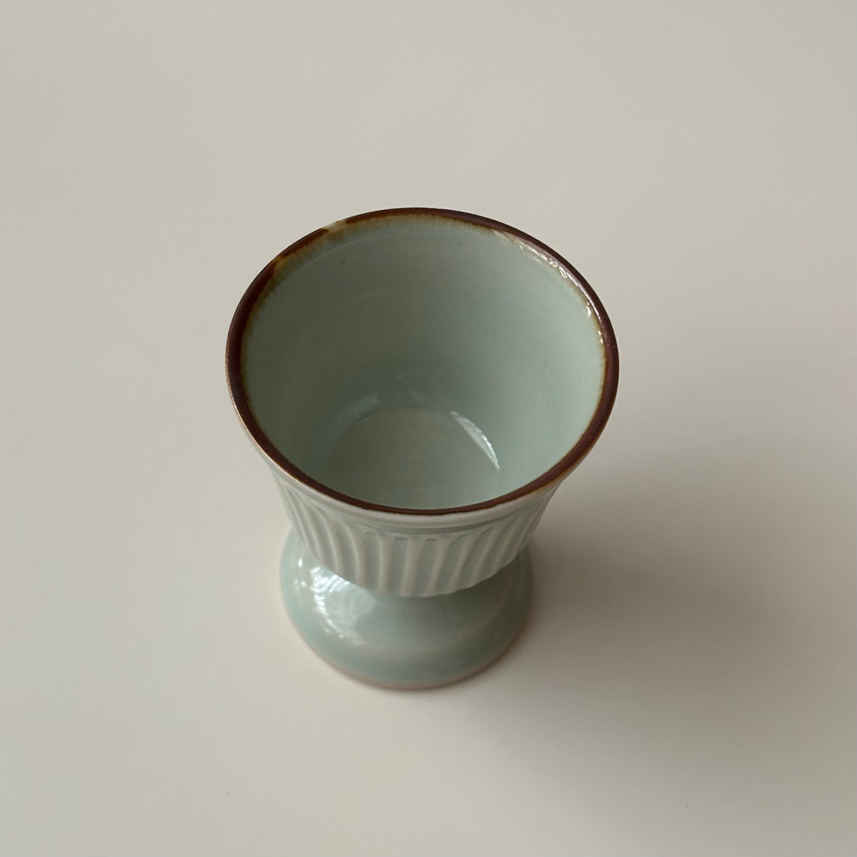 tone. goblet シイナナナエ 青磁 S J67 ストライプ │ 日本 陶磁器 ゴブレット