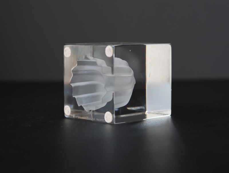 Kosta Boda （コスタ・ボダ） Bertil Vallien（バーティル・ヴァリーン） Crystal Fantasy（クリスタルファンタジー）sunny fase 98627 │ 北欧 スウェーデン ヴィンテージ ガラスアート 太陽の顔