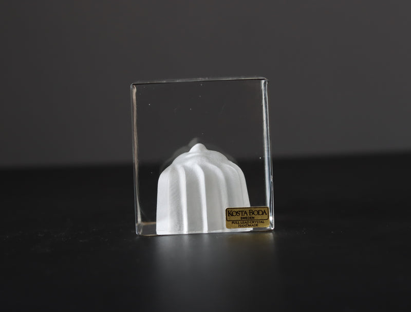 Kosta Boda （コスタ・ボダ） Bertil Vallien（バーティル・ヴァリーン） Crystal Fantasy（クリスタルファンタジー）sunny fase 98627 │ 北欧 スウェーデン ヴィンテージ ガラスアート 太陽の顔