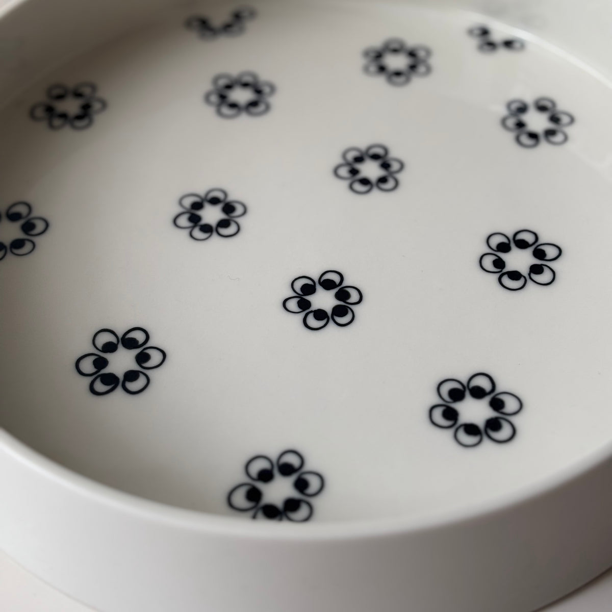 【北欧 デンマーク ヴィンテージ】Anne Black （アンヌ・ブラック） Black is Black （ブラック・イズ・ブラック） plate 23.5cm