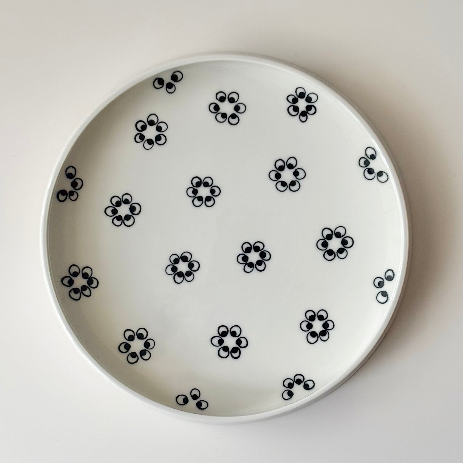 【北欧 デンマーク ヴィンテージ】Anne Black （アンヌ・ブラック） Black is Black （ブラック・イズ・ブラック） plate 23.5cm