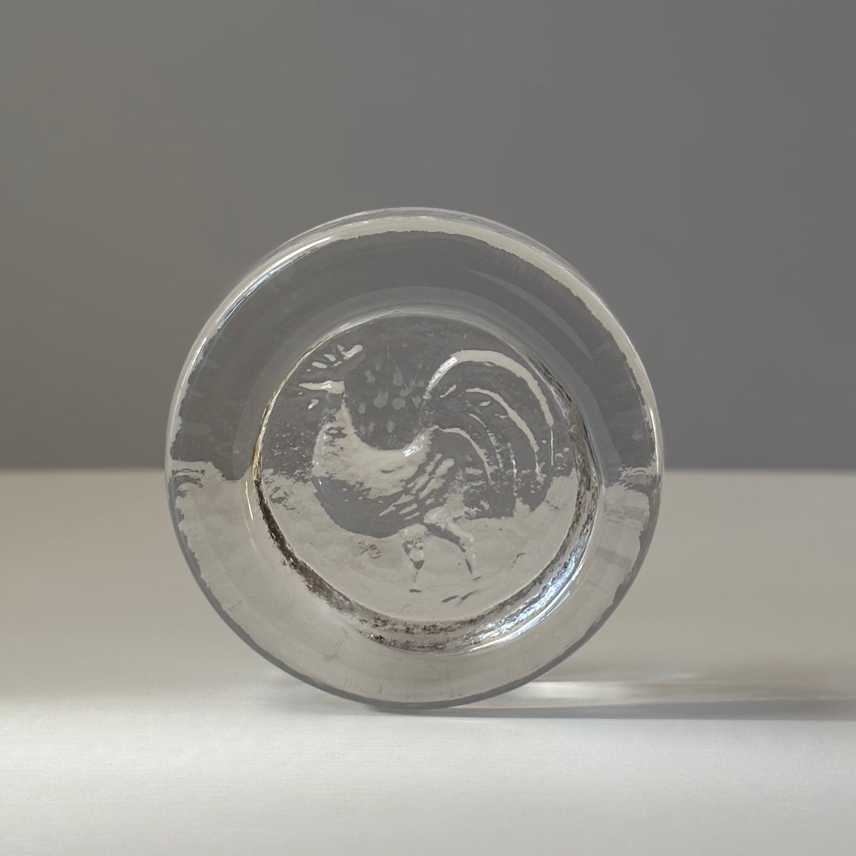 Boda （ボダ）Erik Höglund（エリック・ホグラン）ashtray clear bird │ 北欧 スウェーデン ヴィンテージ アッシュトレイ 鳥 クリア ガラス