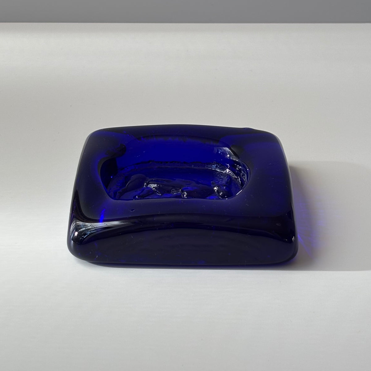 【北欧 スウェーデン ヴィンテージ】Boda （ボダ）Erik Höglund（エリック・ホグラン）ashtray blue cow