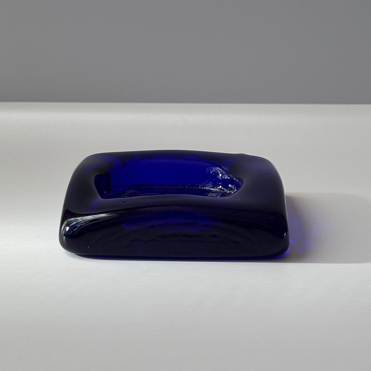【北欧 スウェーデン ヴィンテージ】Boda （ボダ）Erik Höglund（エリック・ホグラン）ashtray blue cow
